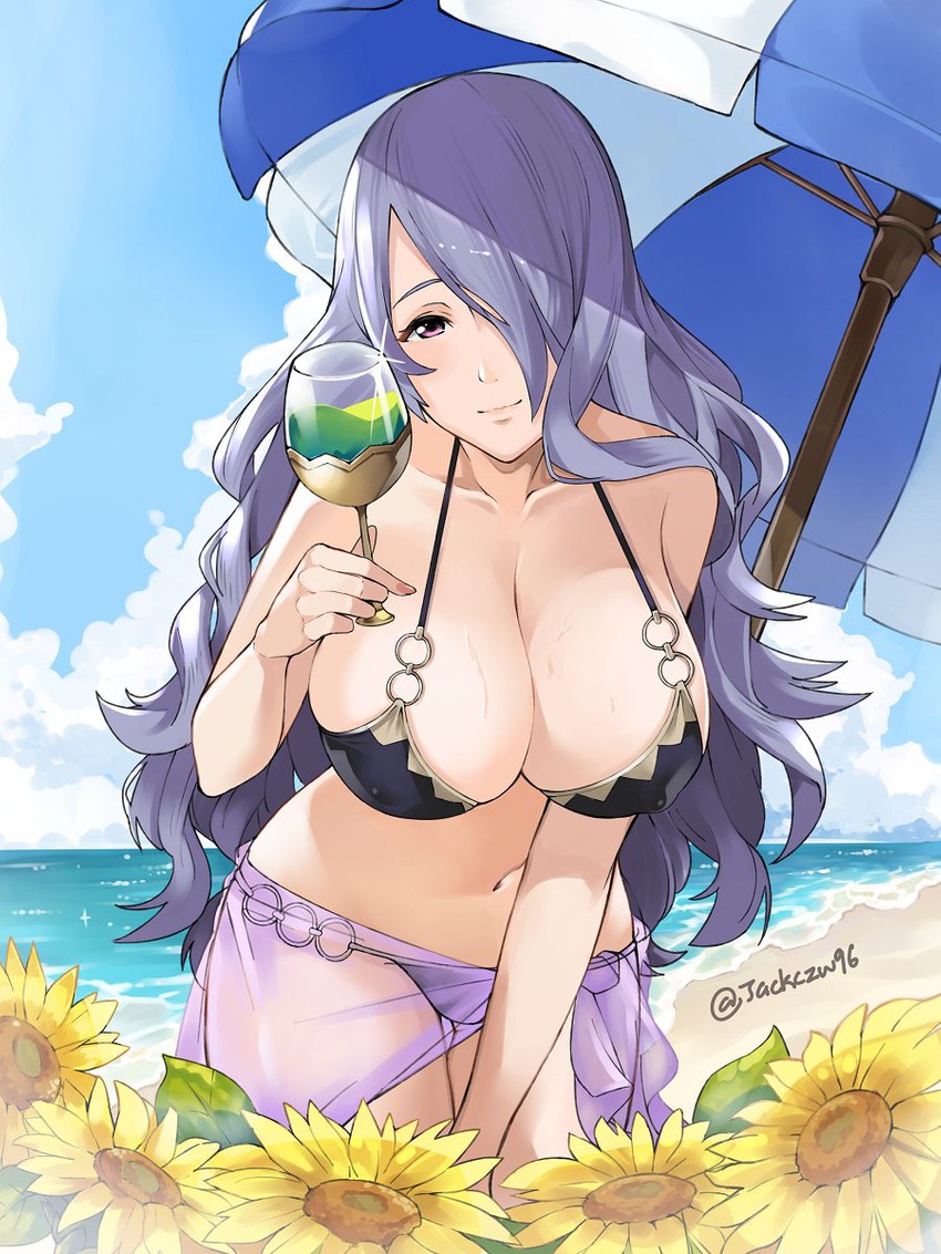 camilla (fire emblem and 2 more) drawn by j@ck