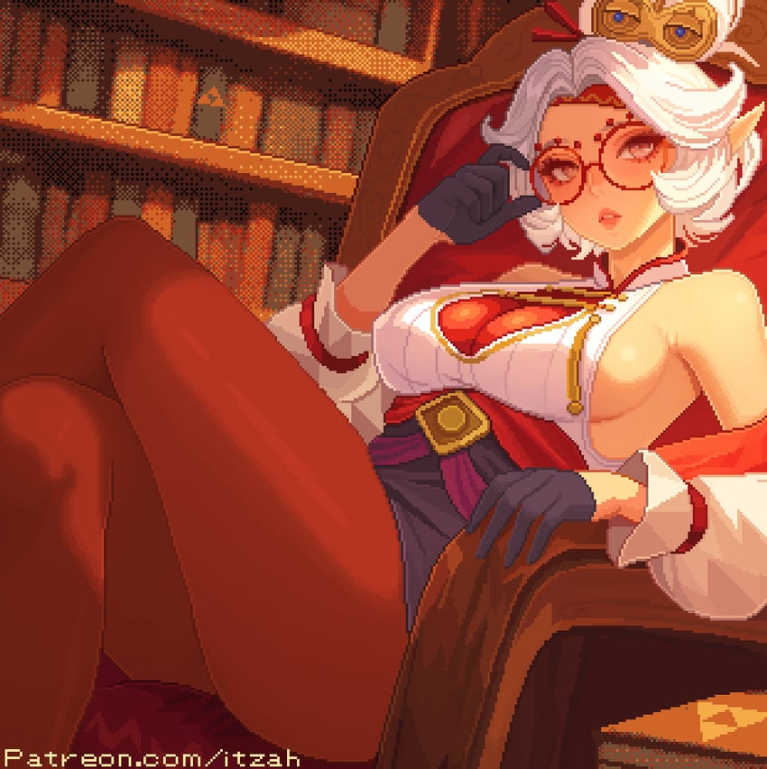 purah (the legend of zelda and 1 more) drawn by itzah