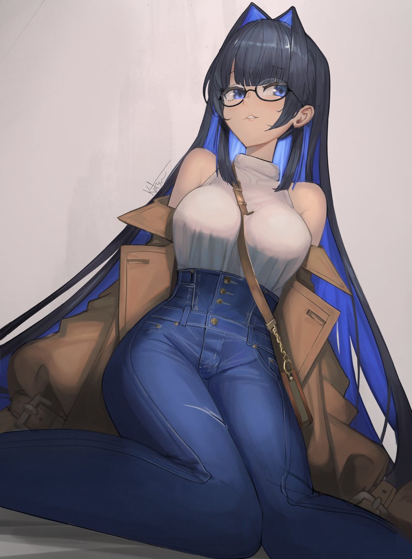 ouro kronii (hololive and 1 more) drawn by katsu_(katsuslider)