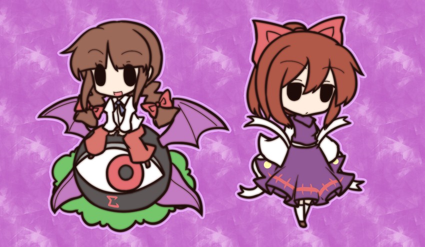 rika, evil eye sigma, and noroiko (touhou) drawn by fushigi_ebi