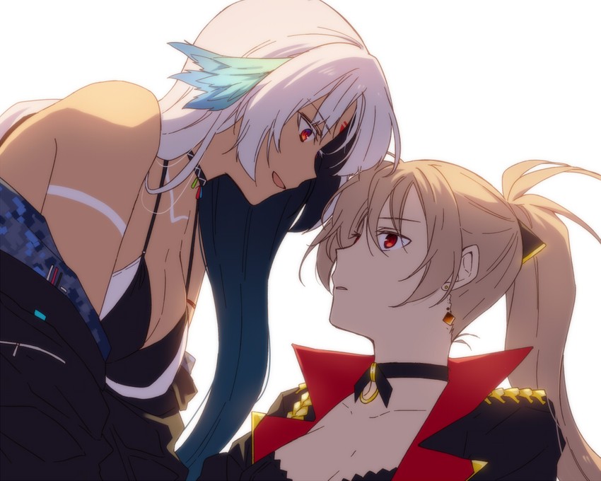 jean bart and massachusetts (azur lane) drawn by amazuki_jou