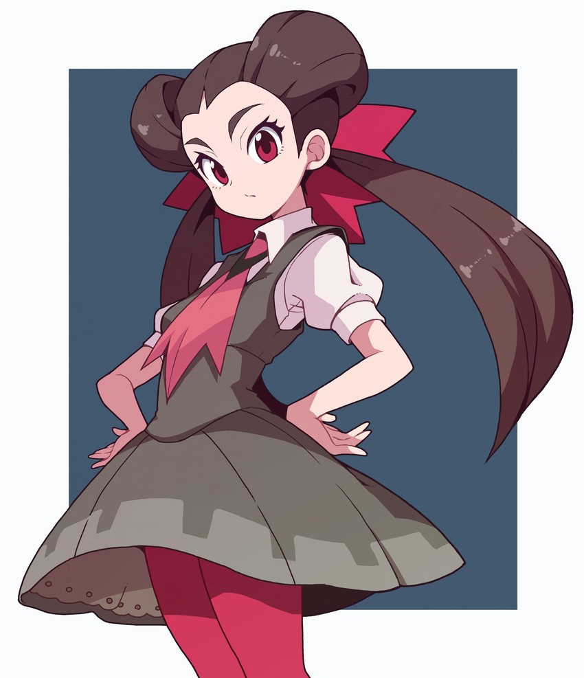 roxanne (pokemon and 1 more) drawn by yokoyoko_(nazonazo)