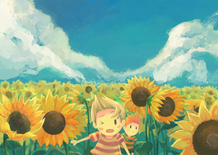 lucas and claus (mother and 1 more) drawn by milcoco