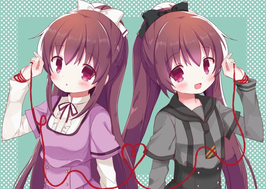 amane tsukuyo and amane tsukasa (mahou shoujo madoka magica and 1 more) drawn by tsubaki_(tatajd)