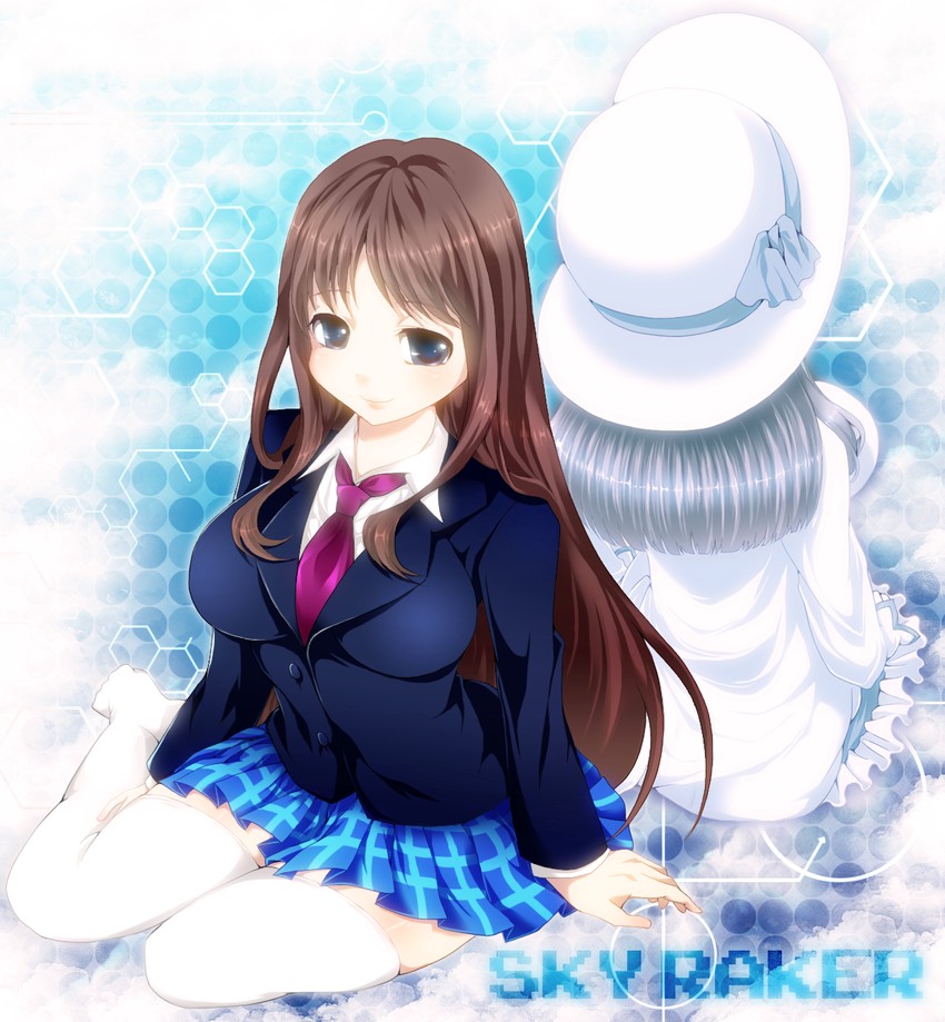 kurasaki fuuko and sky raker (accel world) drawn by alia_(utouto_days)