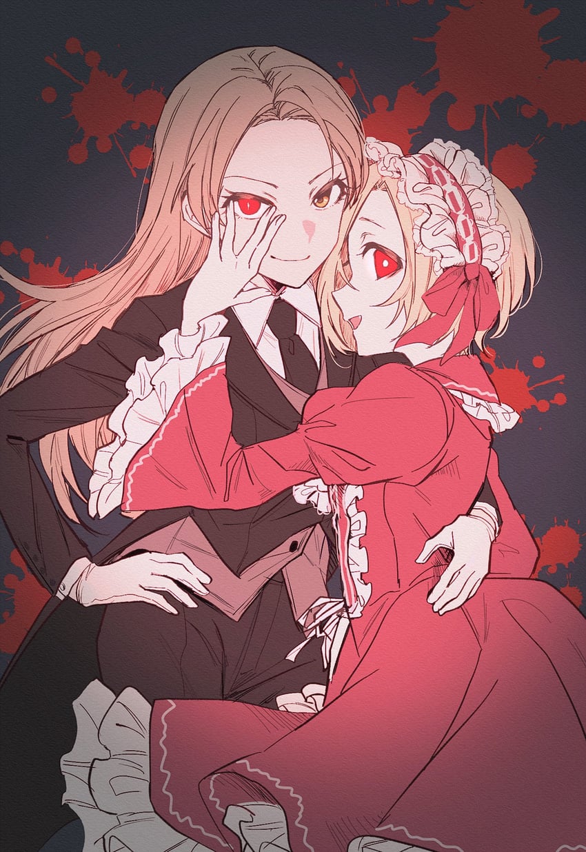 shirasaka koume and matsunaga ryo (idolmaster and 2 more) drawn by yomi_(jetme07)