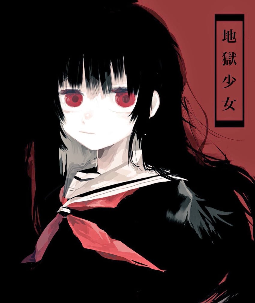 enma ai (jigoku shoujo) drawn by gouu