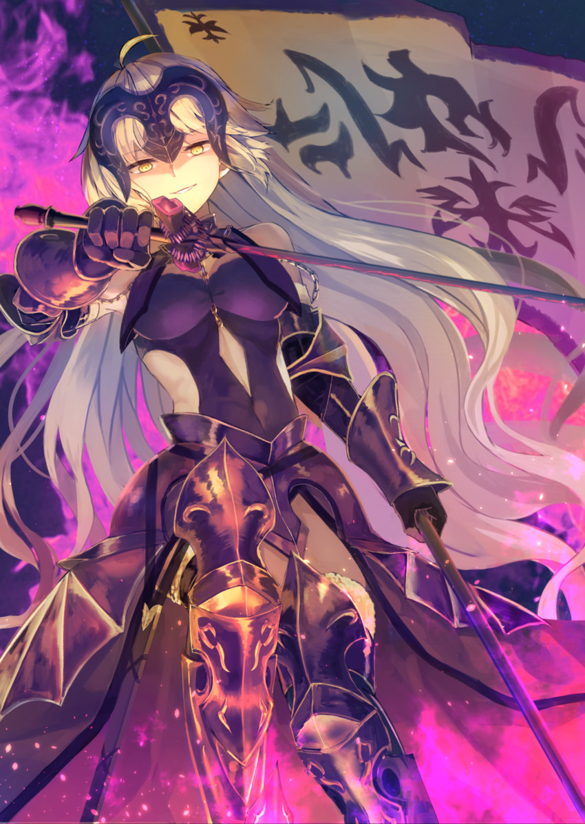 jeanne d'arc alter (fate and 1 more) drawn by hopepe