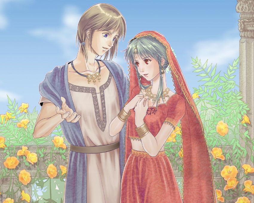 naara-oh renge and ten-oh hyuuga (tenkuu senki shurato)
