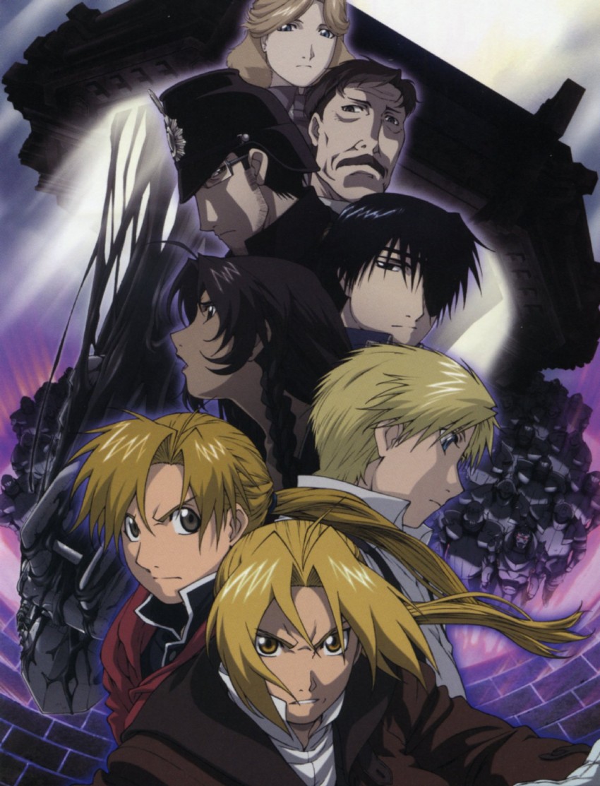 edward elric, alphonse elric, roy mustang, maes hughes, alphonse heiderich, and 3 more (fullmetal alchemist and 1 more) drawn by itou_yoshiyuki
