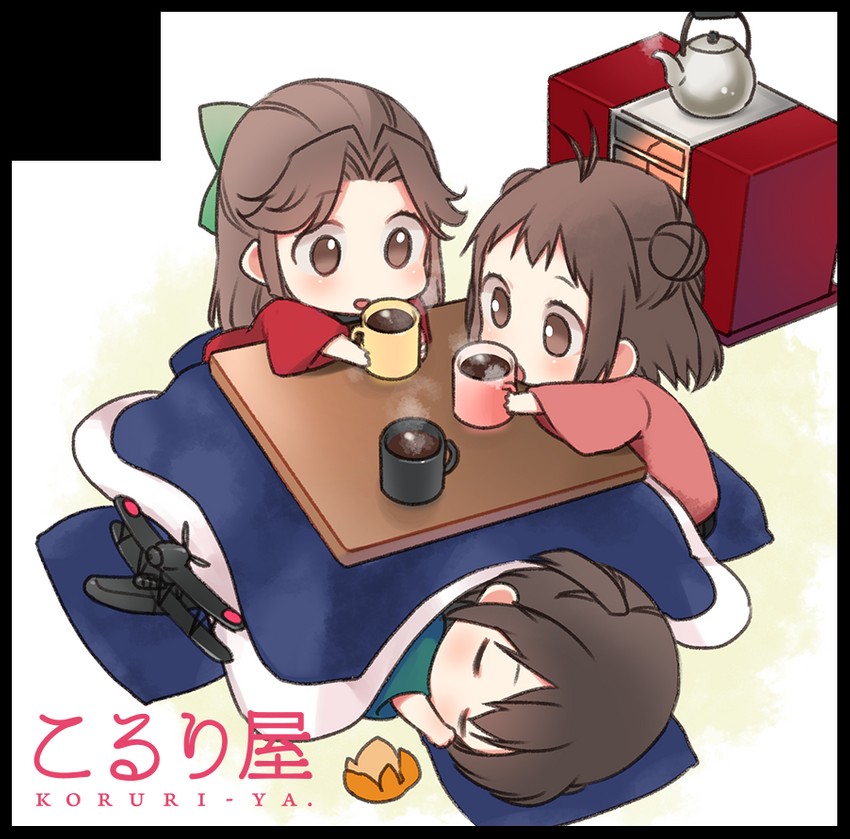 sendai, naka, and jintsuu (kantai collection) drawn by koruri