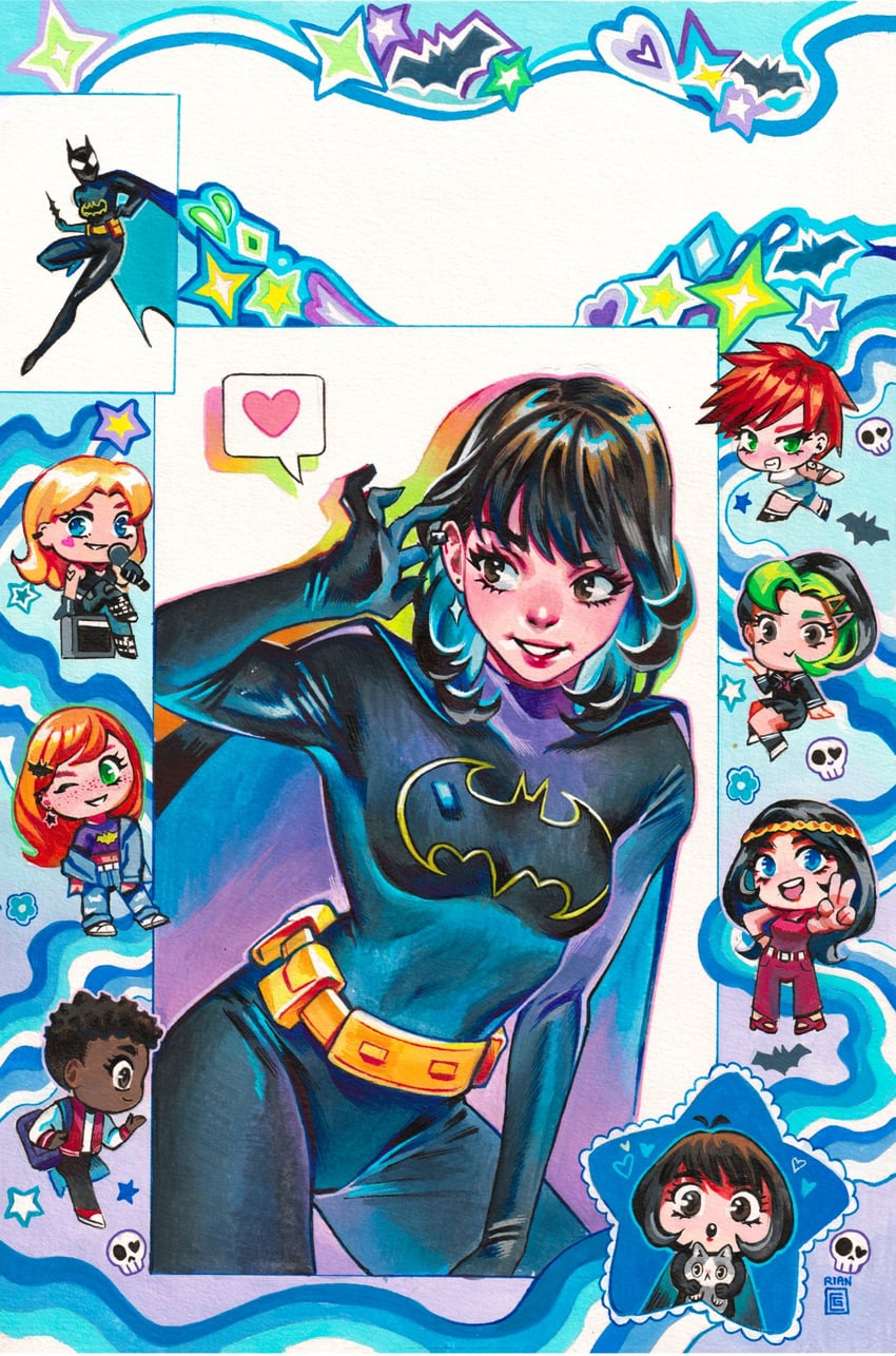batgirl, barbara gordon, cassandra cain, black canary, and big barda (dc comics and 1 more) drawn by rian_gonzales