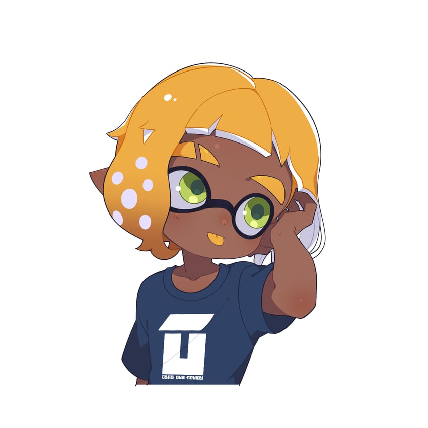 inkling player character and inkling boy (splatoon) drawn by surume01417