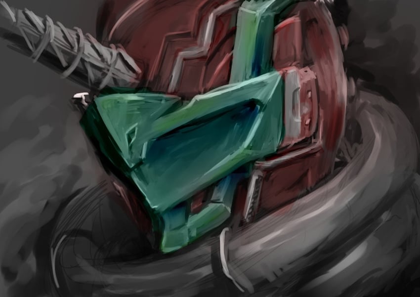 blood stalk (kamen rider and 1 more) drawn by evyngr