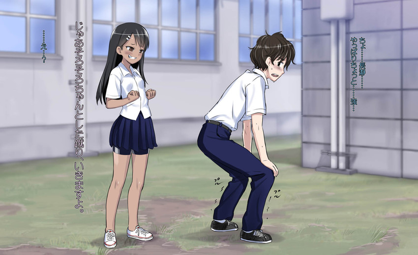 nagatoro hayase and hachiouji naoto (ijiranaide nagatoro-san) drawn by 774_(nanashi)