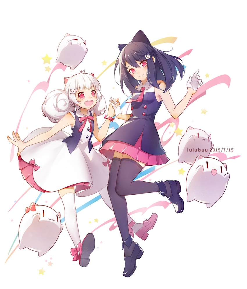 ruan miemie, miao jiujiu, and huhu (bcy) drawn by ruru_(lulubuu)