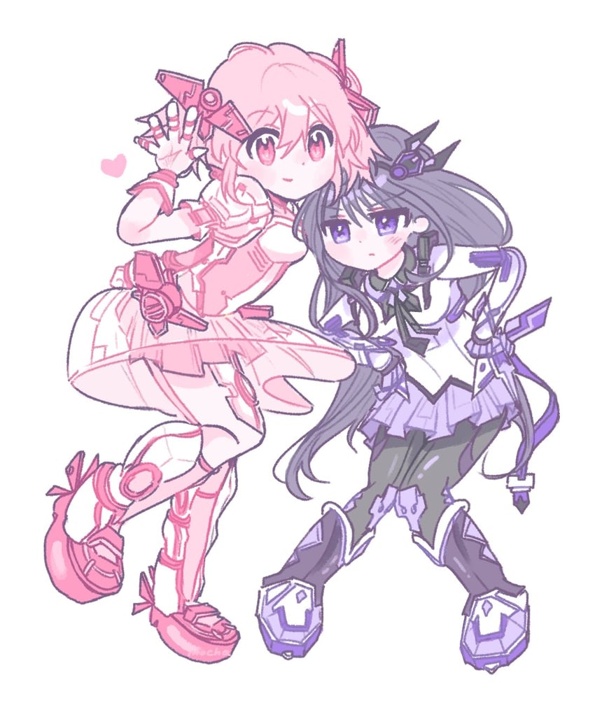 akemi homura and kaname madoka (mahou shoujo madoka magica) drawn by kerimka31328031