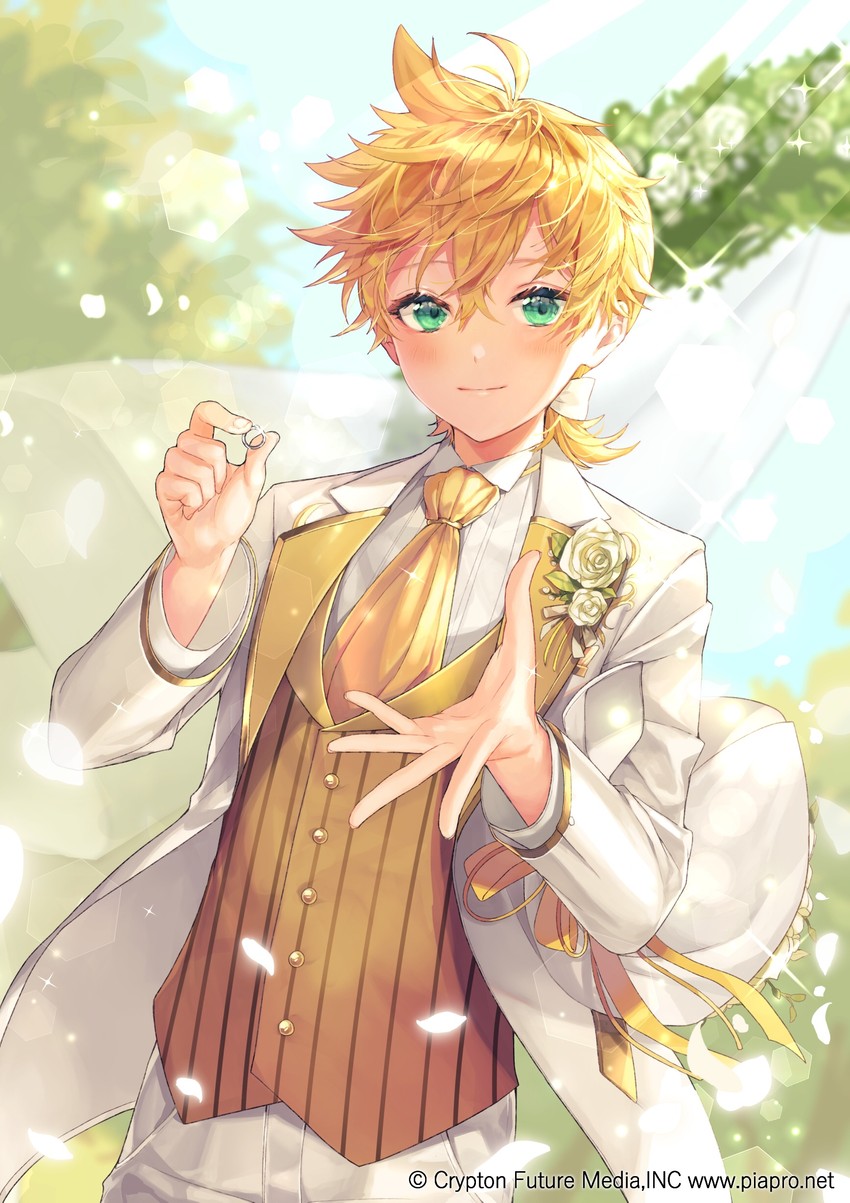 kagamine len (vocaloid and 1 more) drawn by shinotarou_(nagunaguex)