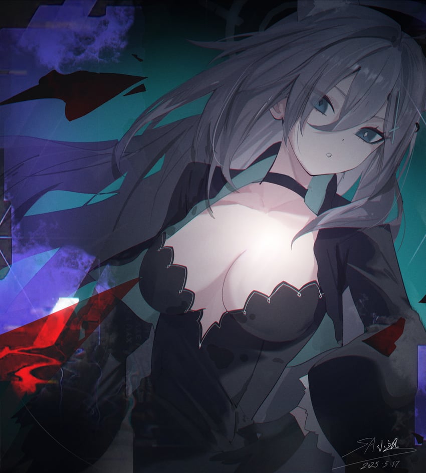 shiroko and shiroko terror (blue archive) drawn by hayate_(1034853996)