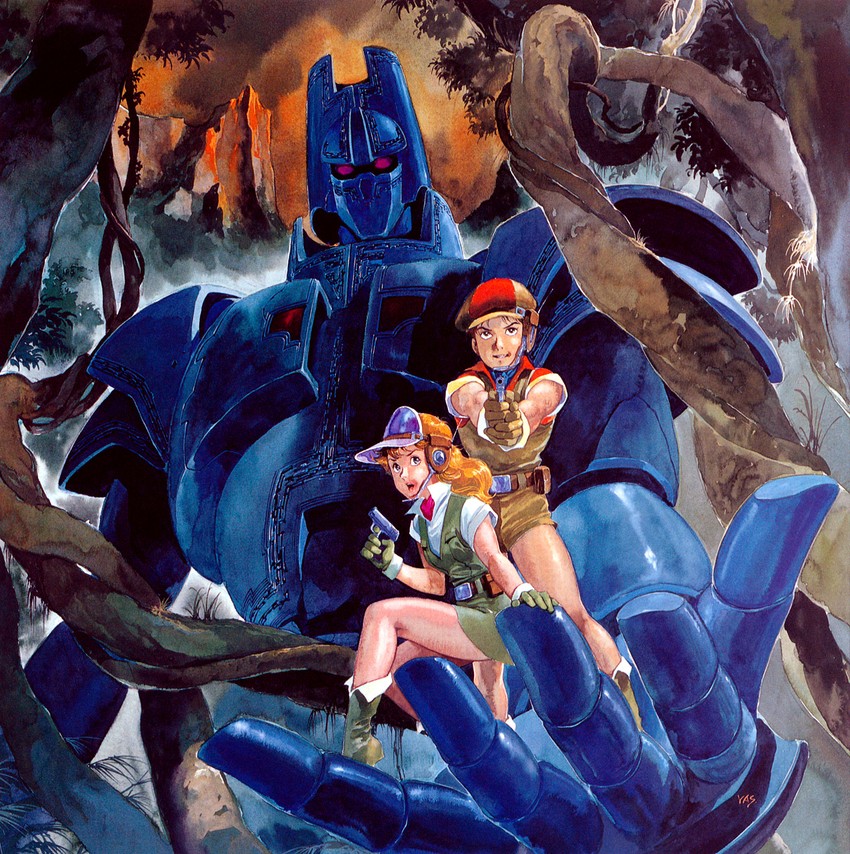 gorg, doris wave, and tagami yuu (giant gorg) drawn by yasuhiko_yoshikazu