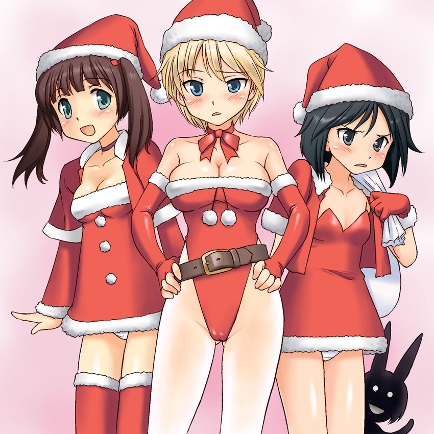 nikka edvardine katajainen, kanno naoe, shimohara sadako, and georgette lemare (world witches series and 1 more) drawn by mirutsu_(milts)