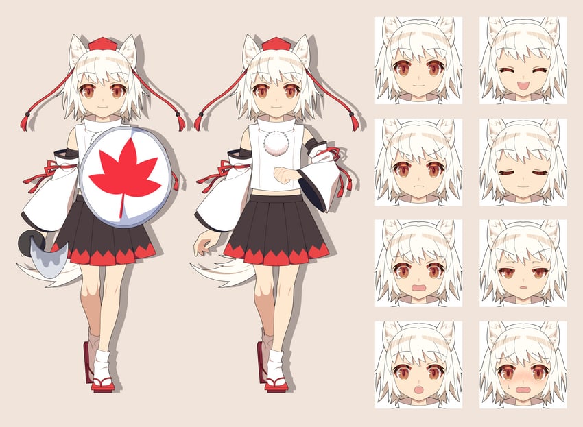 inubashiri momiji (touhou) drawn by 4rion