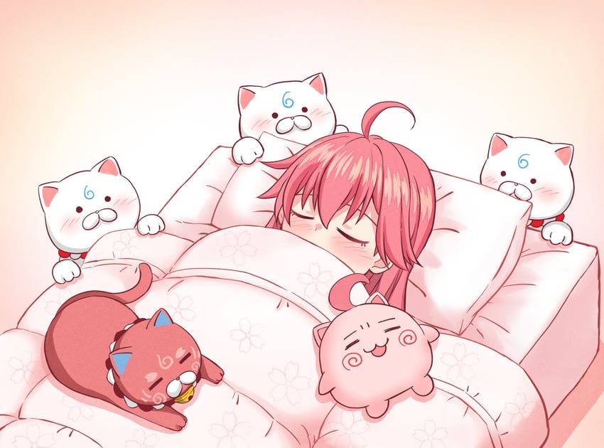 sakura miko, 35p, kintoki, and maguchi (hololive) drawn by nekopero35