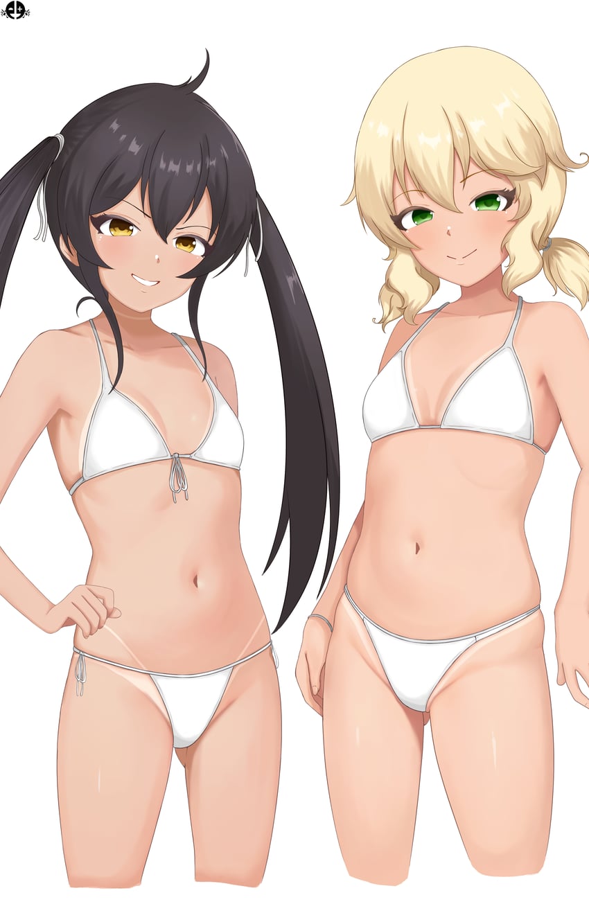 sakurai momoka and matoba risa (idolmaster and 1 more) drawn by mrhunking