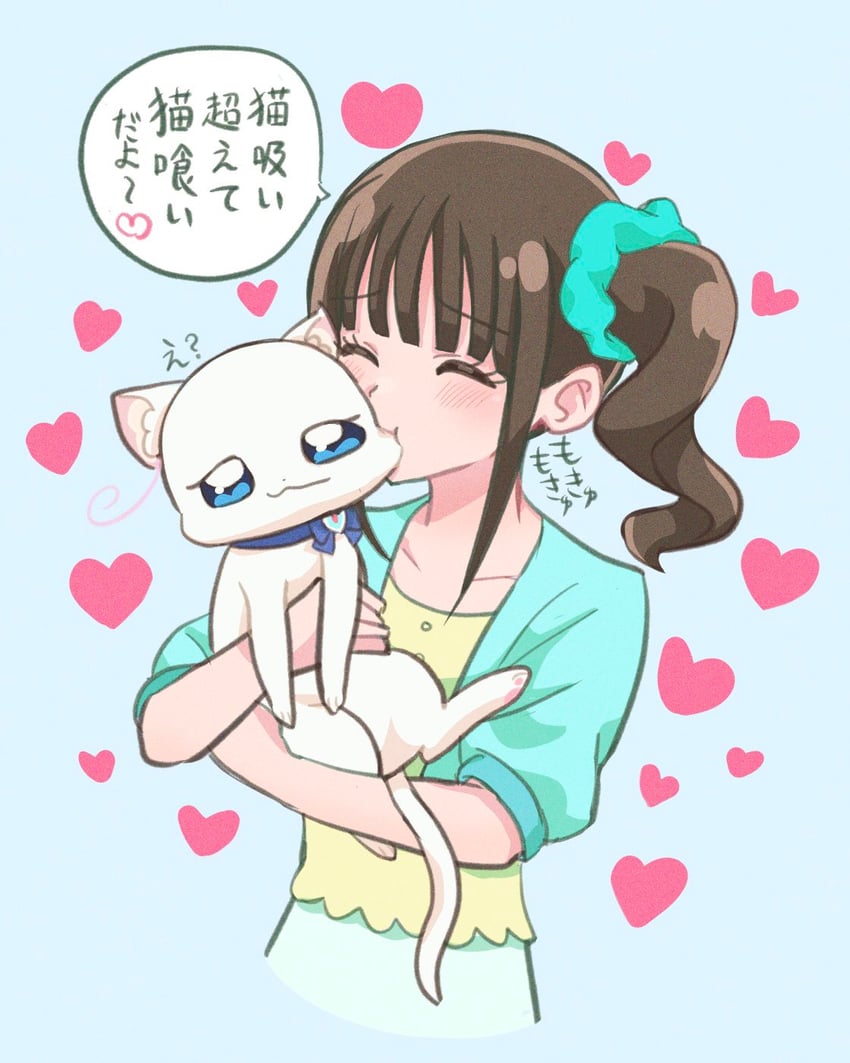 nekoyashiki yuki and nekoyashiki mayu (precure and 1 more) drawn by amagan_ruruboshi
