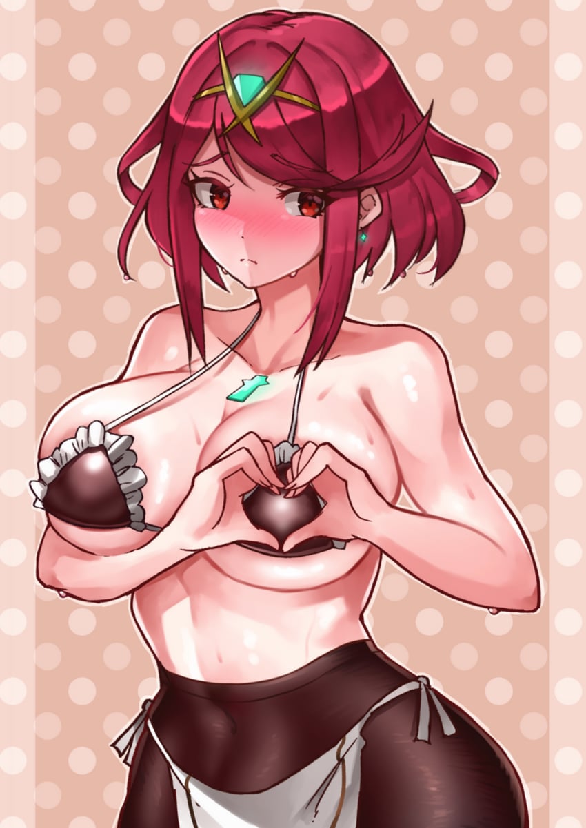 pyra (xenoblade chronicles and 1 more) drawn by yotsuha_uni