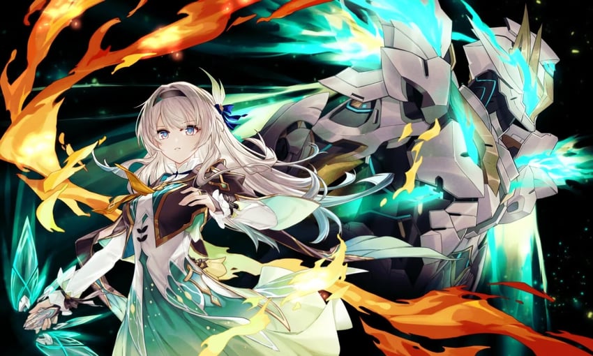 firefly and sam (honkai and 1 more) drawn by ziyuzyyyyy