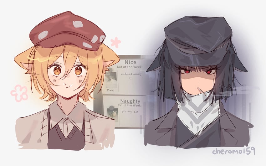 don quixote and ryoshu (project moon and 1 more) drawn by cheromo159