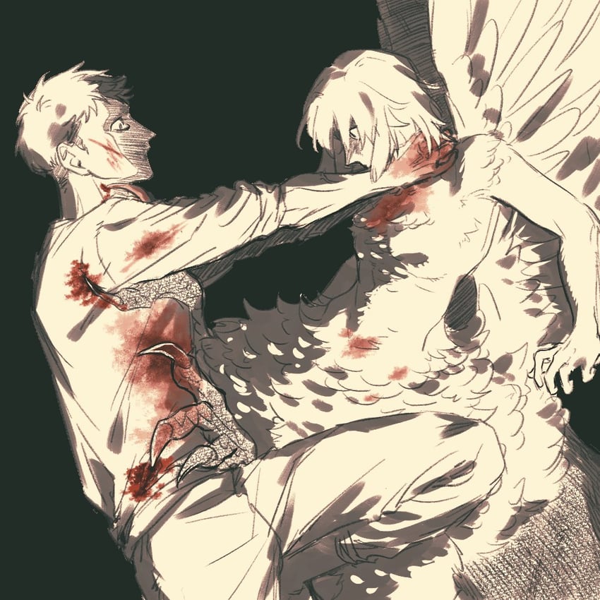 falin touden and laios touden (dungeon meshi) drawn by reiten_bkht