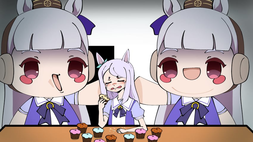 gold ship and mejiro mcqueen (umamusume and 1 more) drawn by suigetsu_(moon)