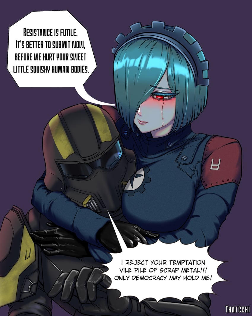 helldiver and devastator (ore no imouto ga konna ni kawaii wake ga nai and 1 more) drawn by thatcchi