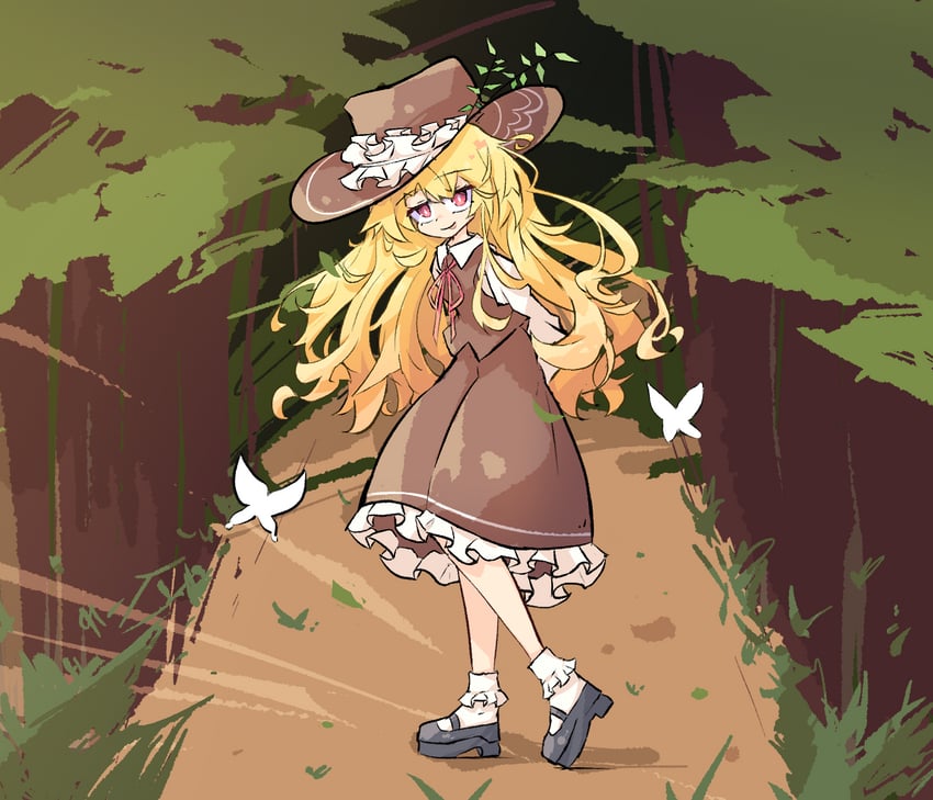 jacket girl (touhou and 1 more) drawn by primsla