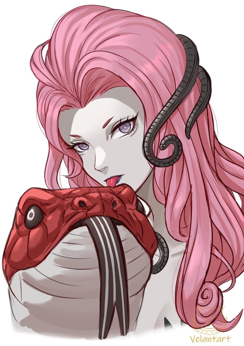 lilith (shin megami tensei and 2 more) drawn by velantart