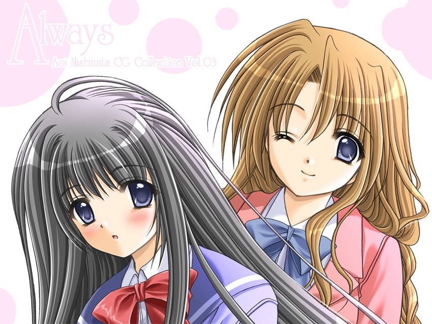 hazuki chika and hazuki ayane (aikagi) drawn by nishimata_aoi