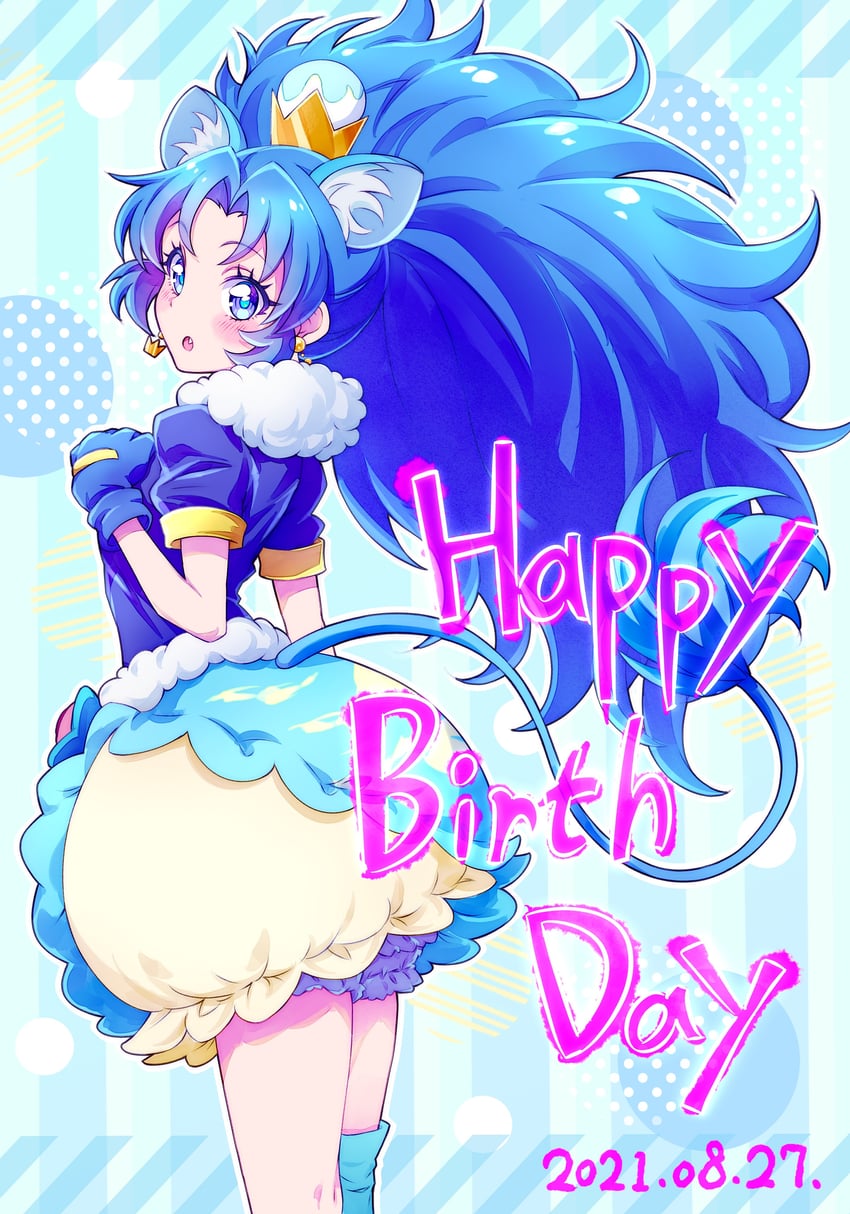 tategami aoi and cure gelato (precure and 1 more) drawn by kyoutsuugengo
