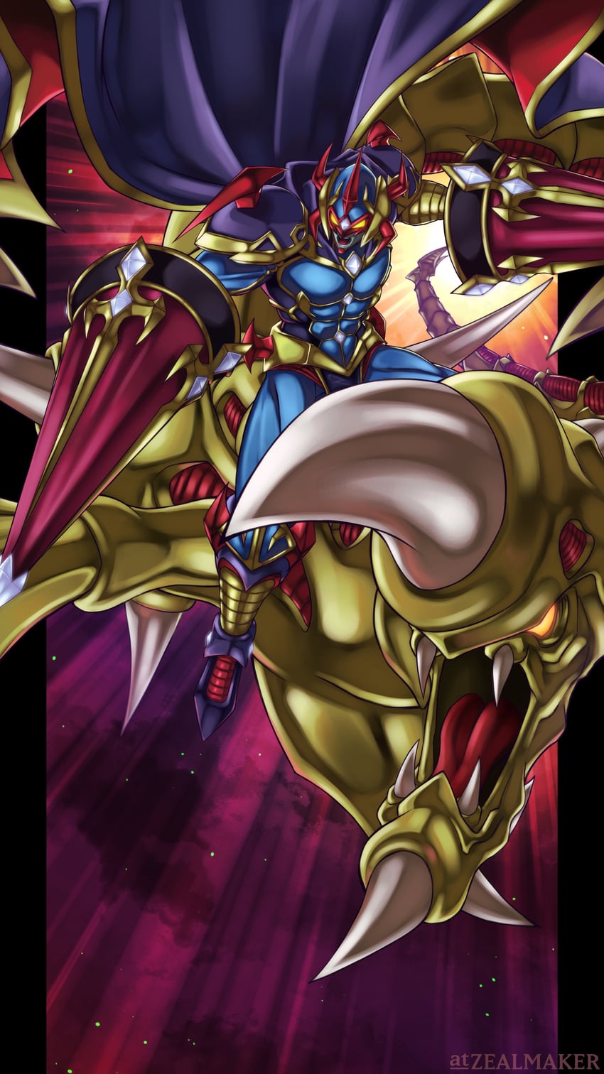 curse of dragon and gaia the dragon champion drawn by zealmaker