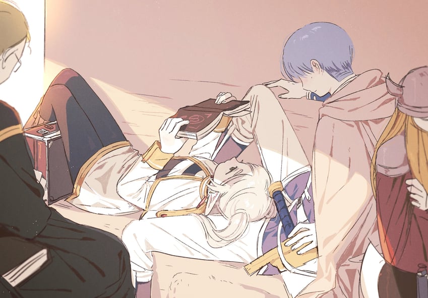 frieren and himmel (sousou no frieren) drawn by dabln_hl