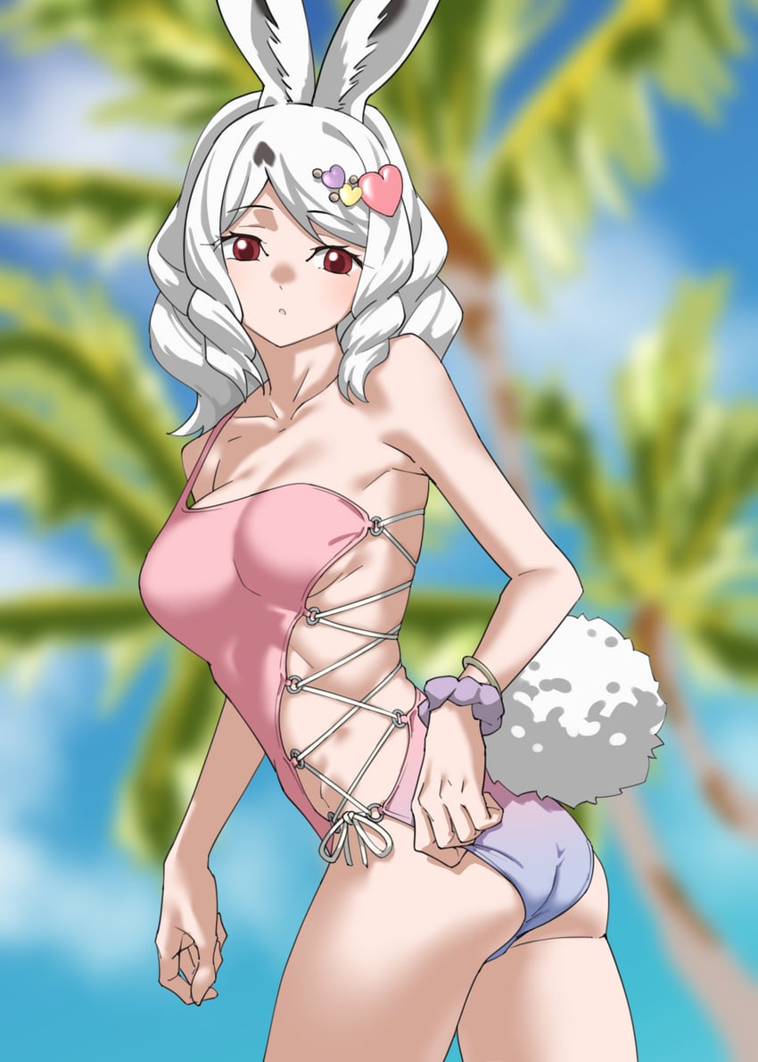 arctic hare (kemono friends and 1 more) drawn by tanabe_(fueisei)