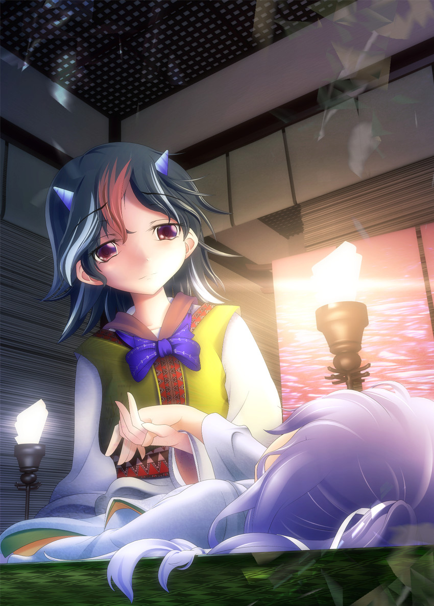 mononobe no futo and kijin seija (touhou) drawn by mei_miya