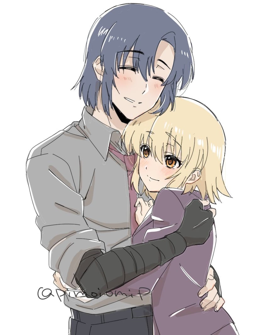 cagalli yula athha and athrun zala (gundam and 3 more) drawn by pimoiomip