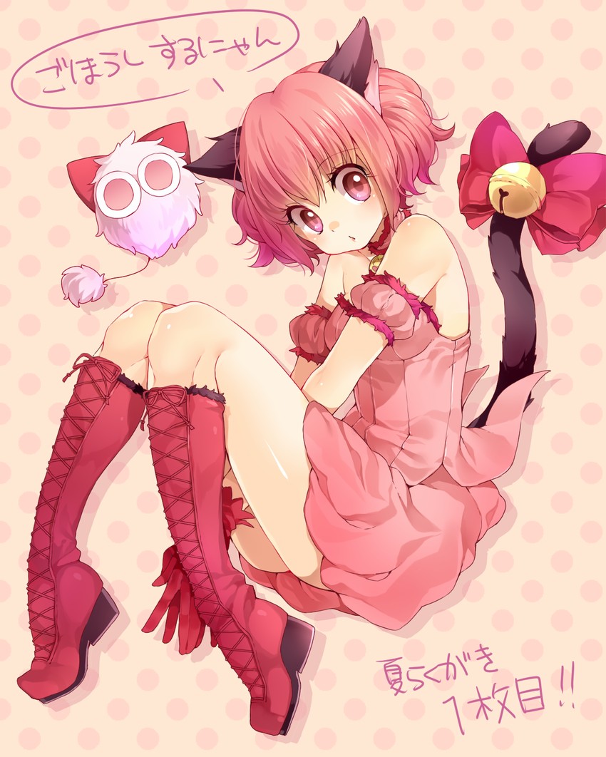 momomiya ichigo, mew ichigo, and masha (tokyo mew mew) drawn by rojiko