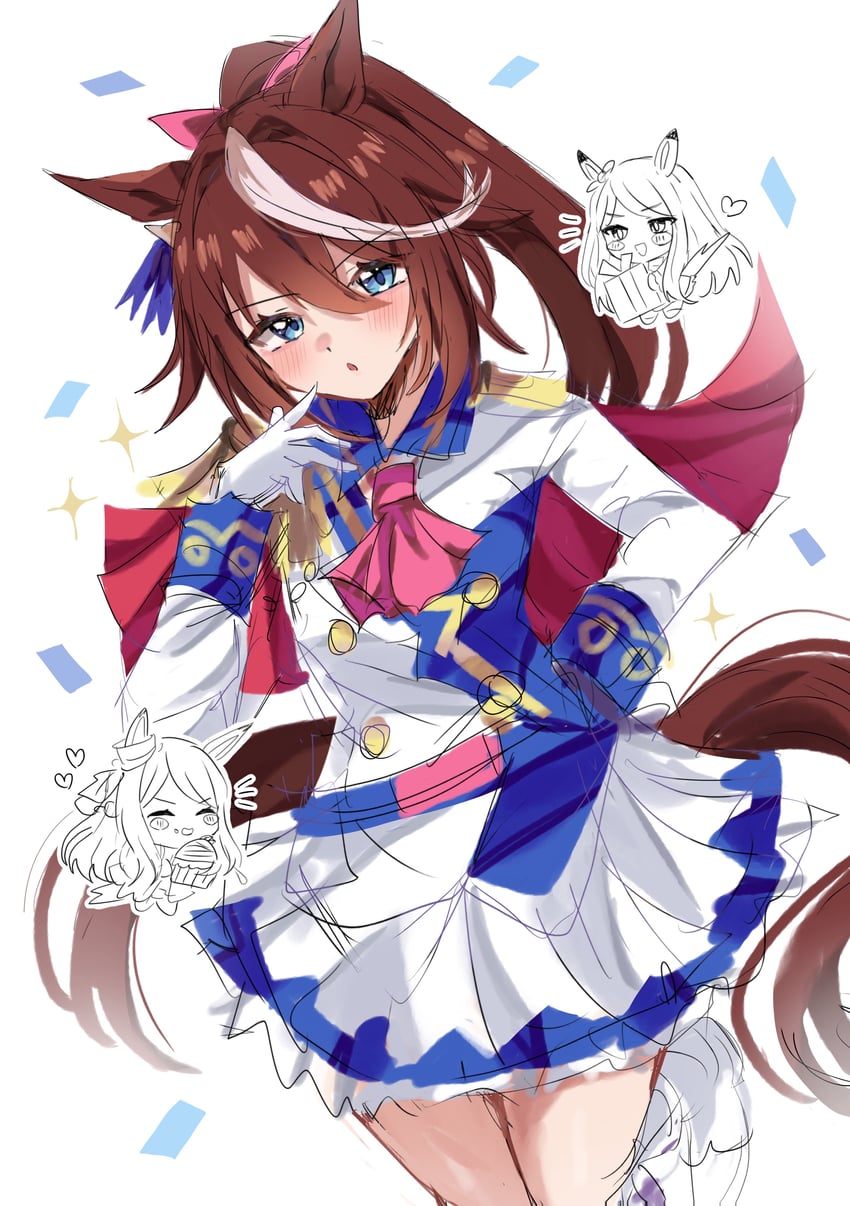 mejiro mcqueen and tokai teio (umamusume) drawn by mare_ma