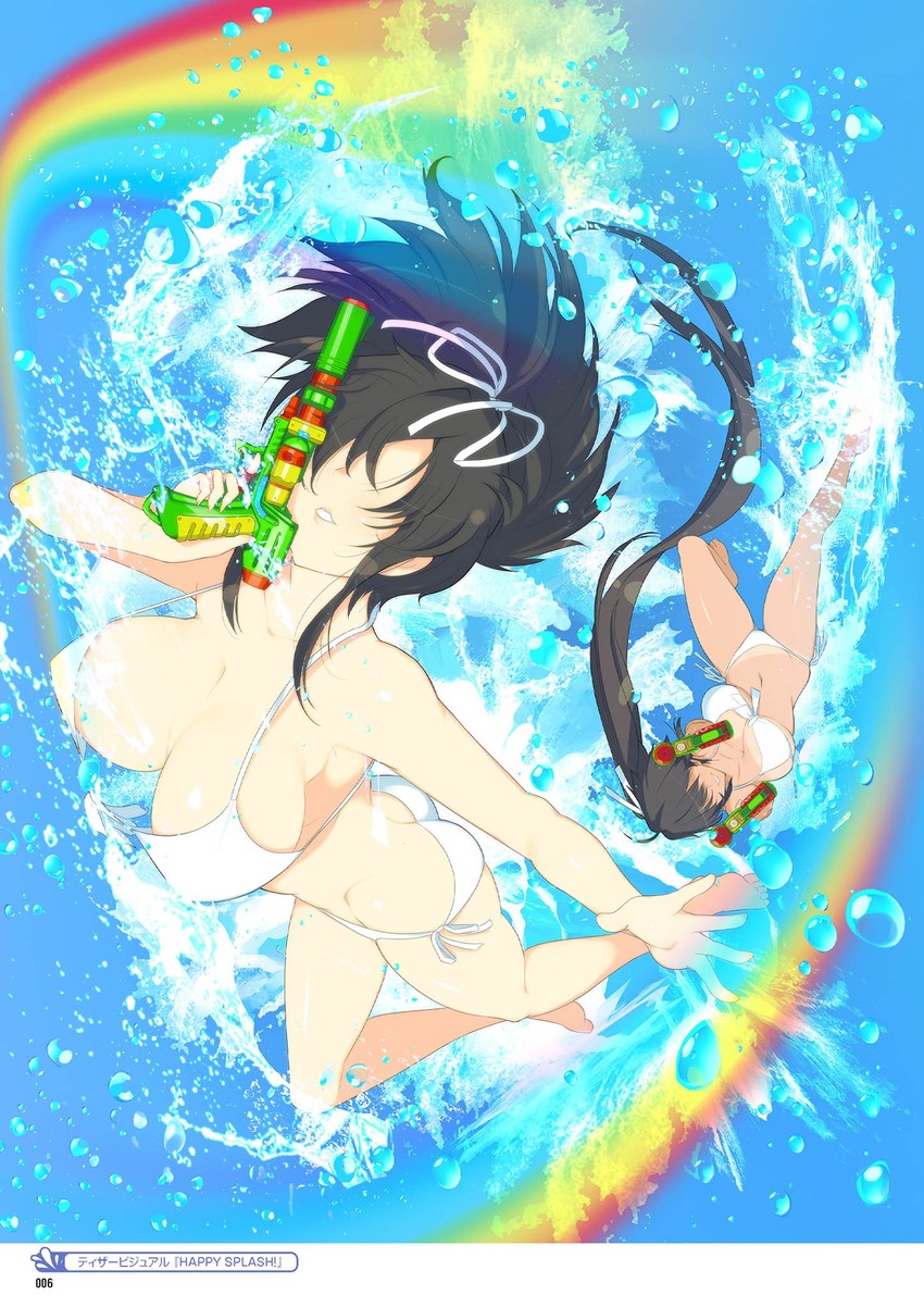 asuka and homura (senran kagura and 1 more) drawn by yaegashi_nan