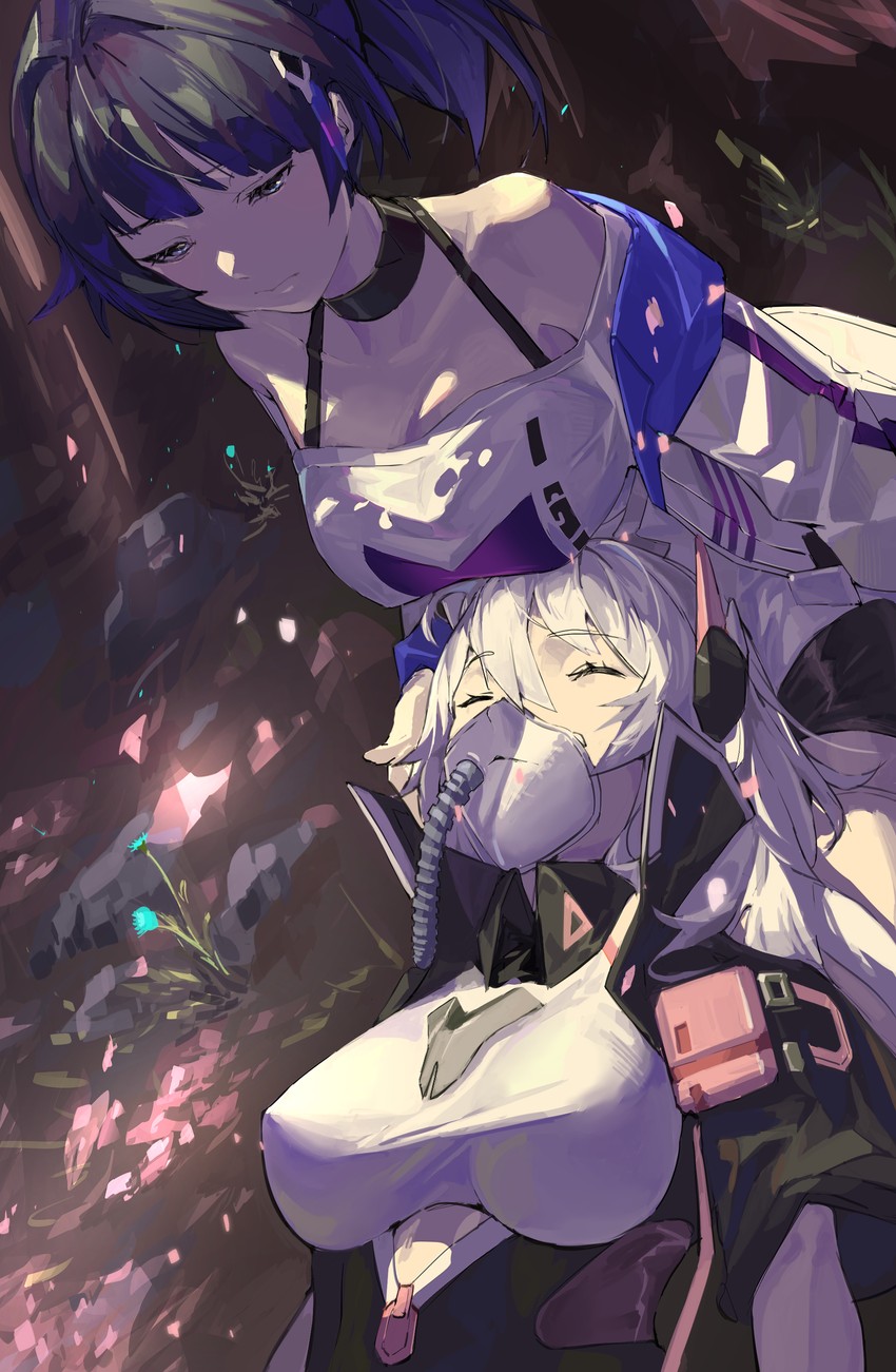 kiana kaslana and raiden mei (honkai and 1 more) drawn by nabi_(ybbvgvgvg)