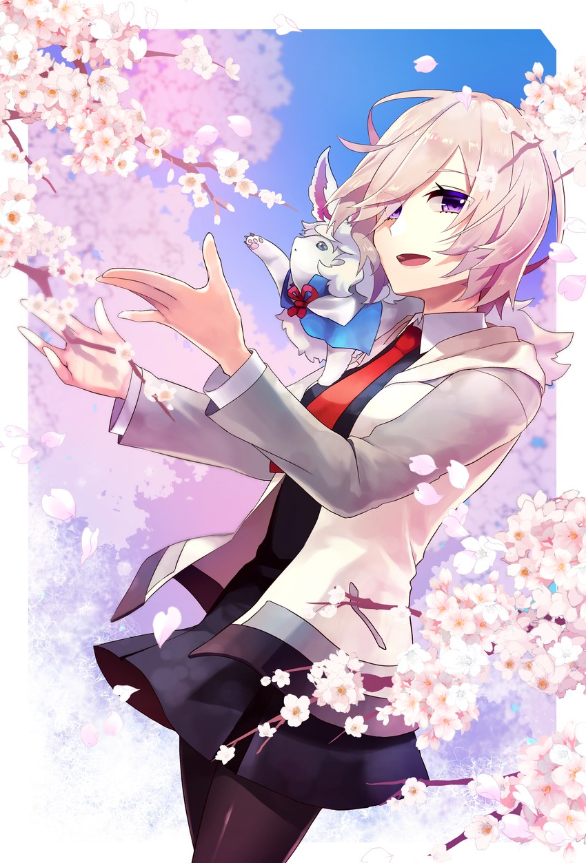 mash kyrielight and fou (fate and 1 more) drawn by tia_(cocorosso)
