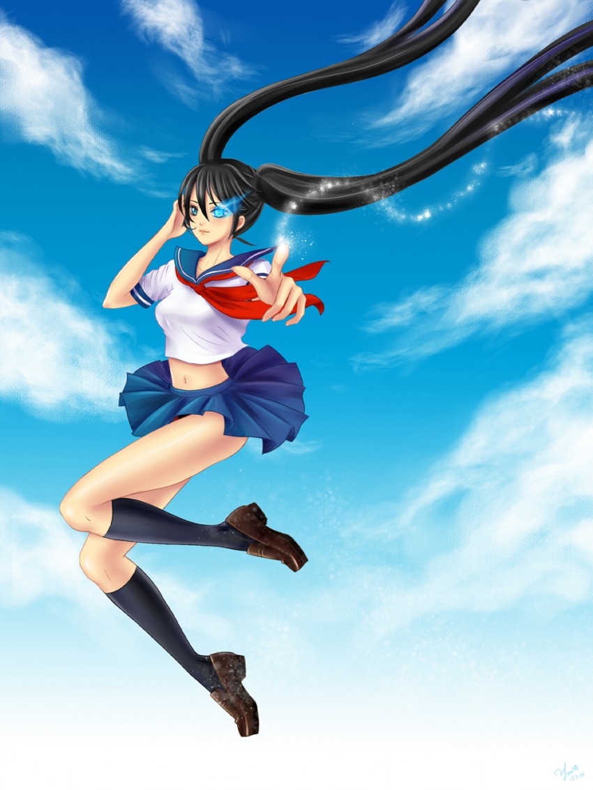 black rock shooter (black rock shooter) drawn by yui.4